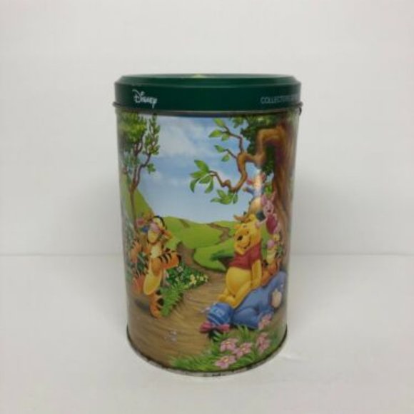 Disney Winnie the Pooh Collectible Tin Can Canister Collector's Series 7 - Picture 2 of 11